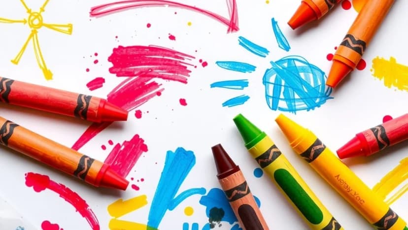 Vad kan ettåringar göra med kritor