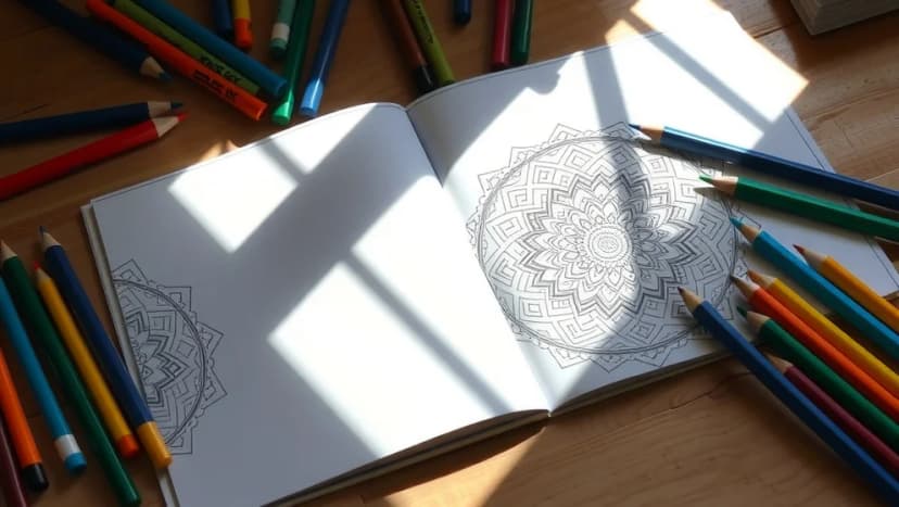 Målarboken för vuxna gör dig lugn och fokuserad